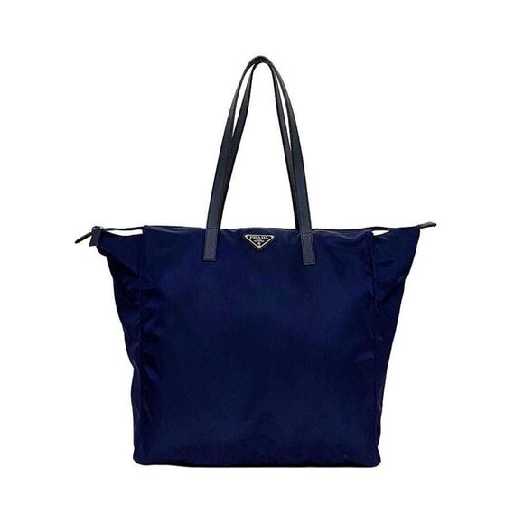 Prada Handbags - Pre Loved Prada Nylon Tote Bag Everyday Style Women Navy